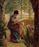 Claude Monet Camille Monet at Work Spain oil painting artist